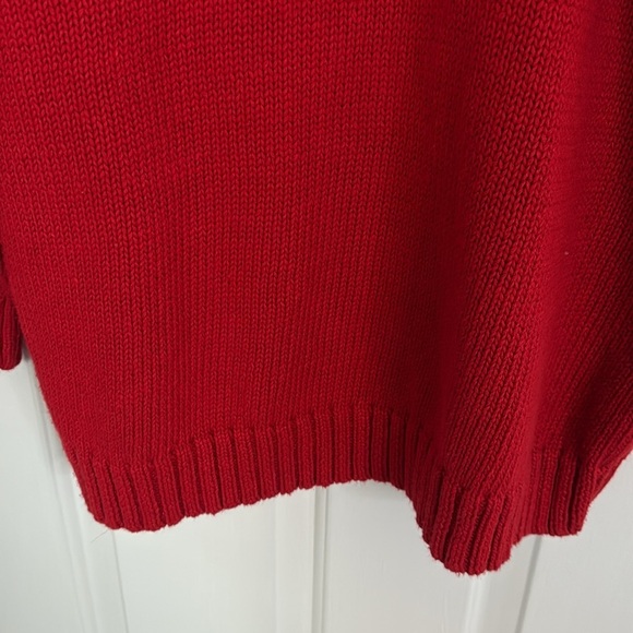 Vintage Yarn Works, heavy turtleneck sweater with ribbed hem & sleeves - Picture 2 of 10